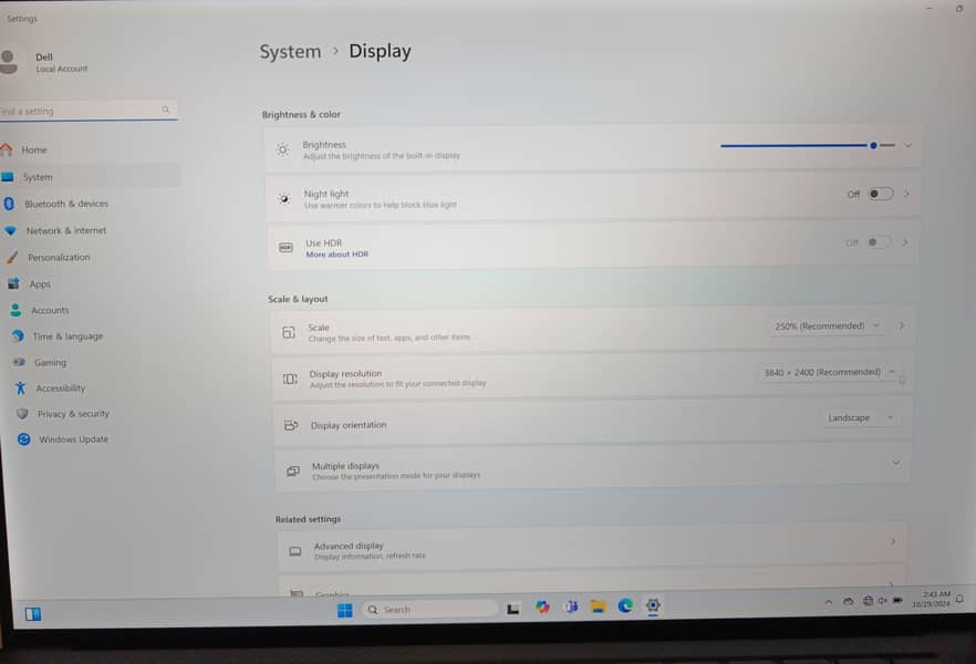 Dell Precision 5560 | i7 11th Gen 11850H CPU | 4k Touch Display 9