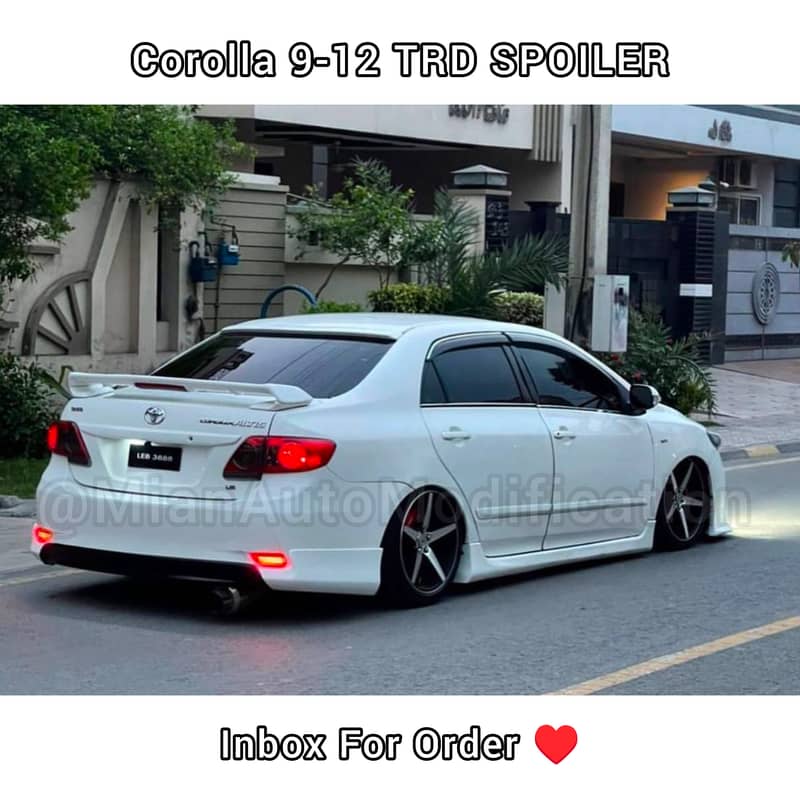 Civic Spoiler City Spoiler Corolla Spoiler Cultus Spoiler Alto Spoiler 7