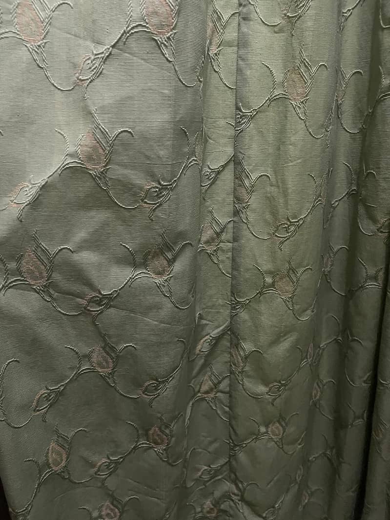 Embriodered Thick fabric curtains / curtains / custains fot lounge 6