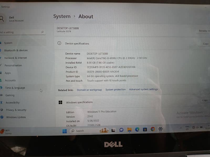 DELL LATITUDE 3379 0