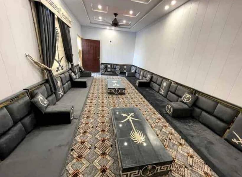 Arabic Majlis Sofa /Arbi Majlis | Saudi Majlis | Hujra Bethak | Sofa 6