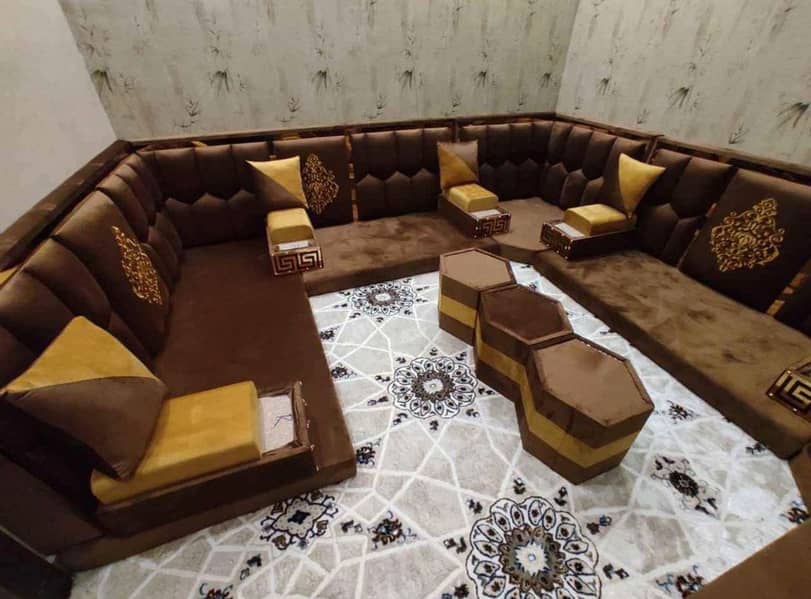 Arabic Majlis Sofa /Arbi Majlis | Saudi Majlis | Hujra Bethak | Sofa 11