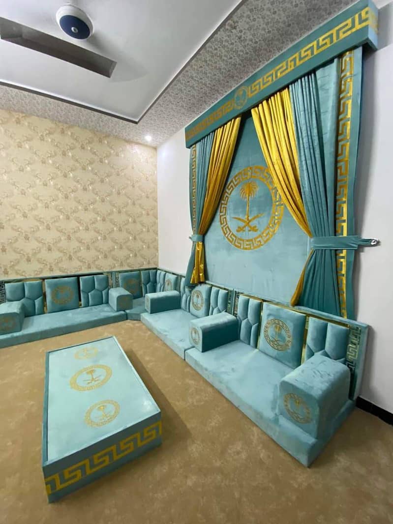 Arabic Majlis Sofa /Arbi Majlis | Saudi Majlis | Hujra Bethak | Sofa 16