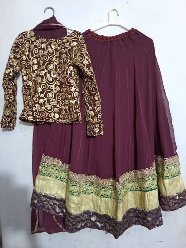 lehnga with kurti 1