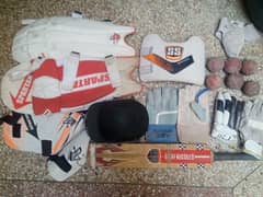 hard cricket kit used but best condition