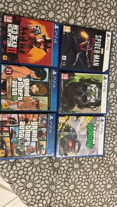 Play Station 5 Disc Edition with 6 Original Popular Games