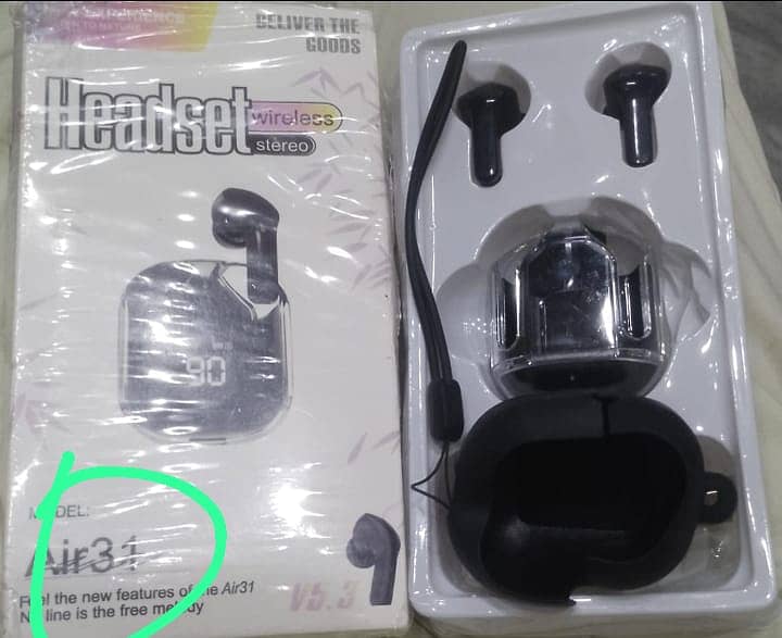 Air 39 or Air 31& ultra pro earbuds available 0306-5206507 1