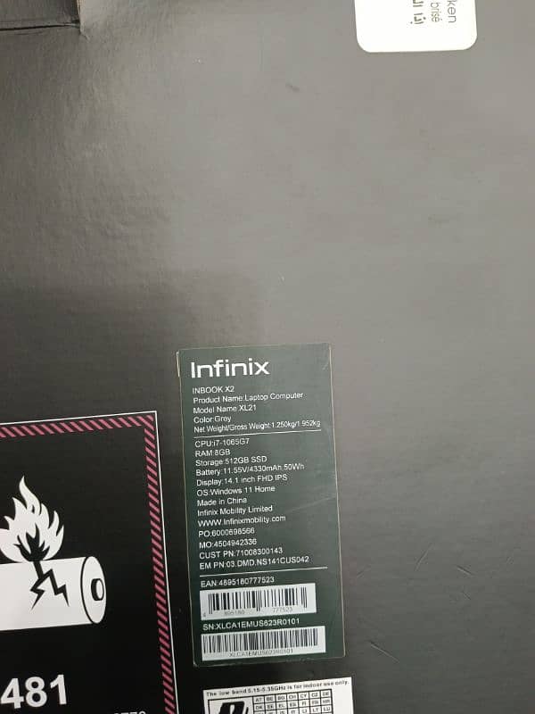 INFINIX CORE I7 10TH GEN LAPTOP (OPEN BOX) LAPTOP. 15