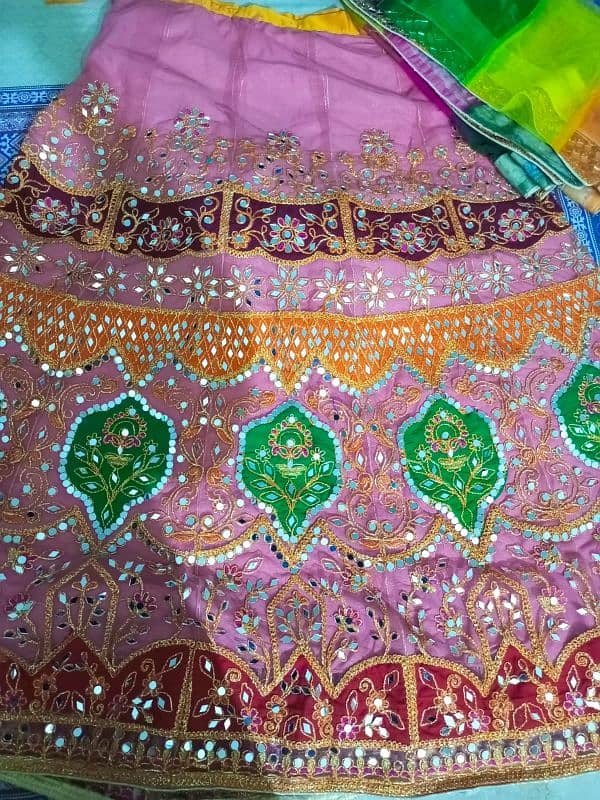 new mehndi bridal sharara dubbatta 2