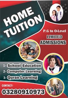 If you Want Home Tutor Contact Me