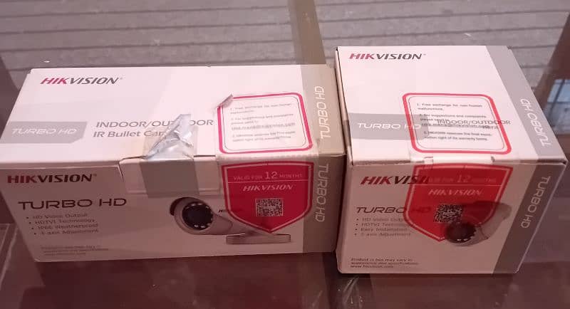 HIK VISION TURBO HD DVR. 7100 series. with cameras 4