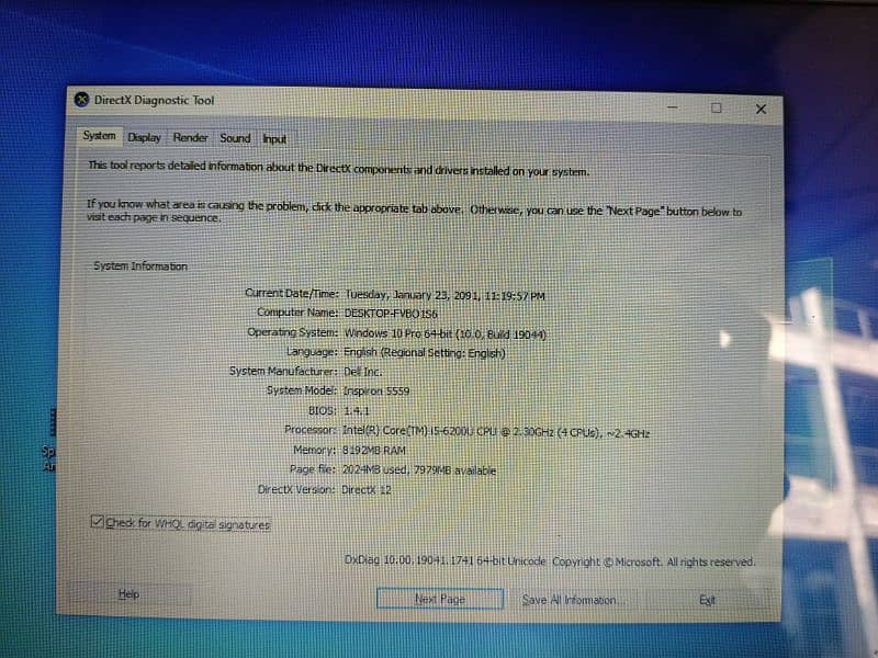 DELL INSPIRON 5559 CORE I5 6TH GEN LAPTOP WITH DEDICATED GPU. 6