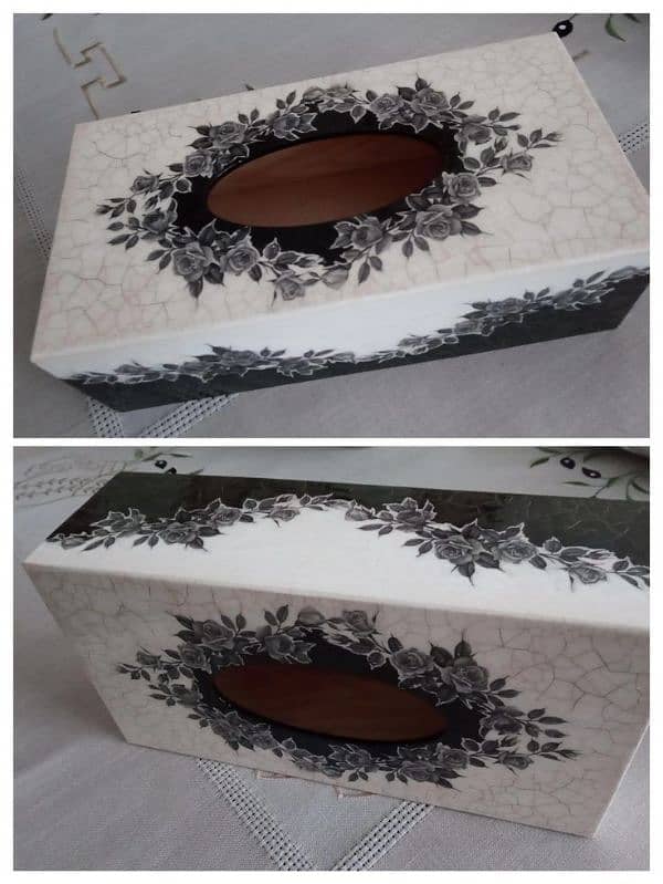 customised handmade tishu box 10