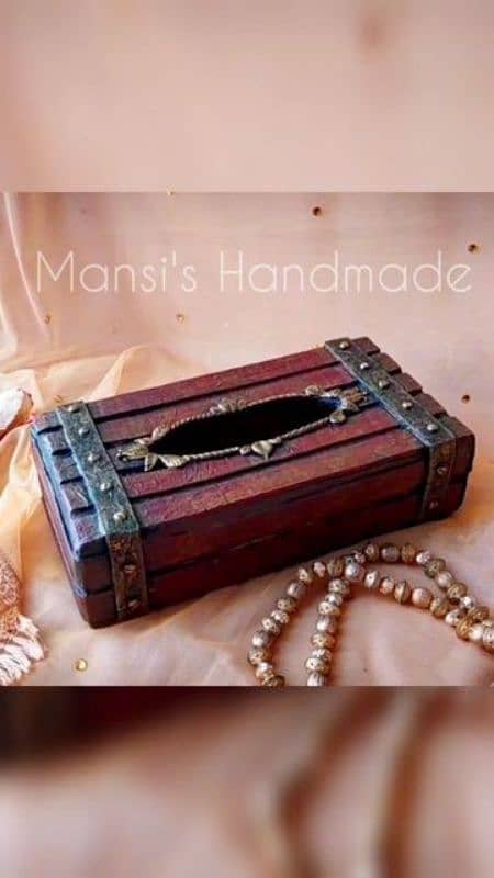 customised handmade tishu box 11