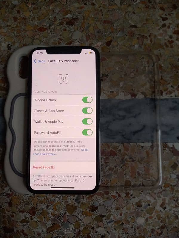 iPhone x 256 GB PTA face ID to tune okay urgent sale 1