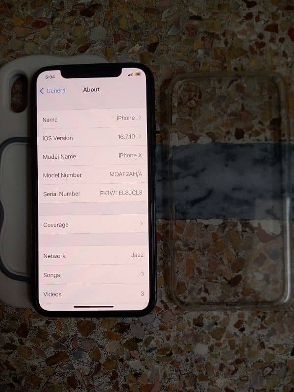 iPhone x 256 GB PTA face ID to tune okay urgent sale 3