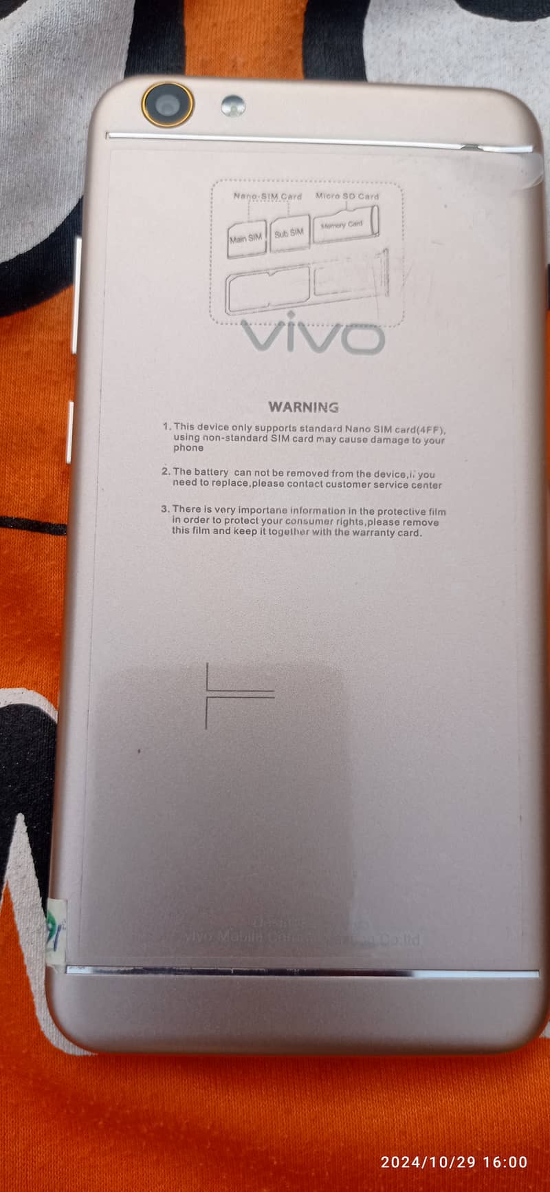 Vivo y66--4 GB RAM--64 GB-- 10/10 condition 8