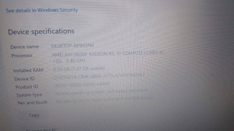 HP laptop DESKTOP-RP9JQ1M 5