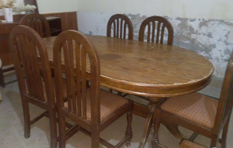 Dining table and chairs 5