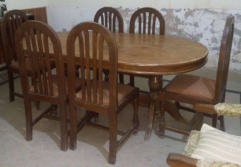 Dining table and chairs 6