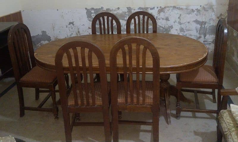 Dining table and chairs 8