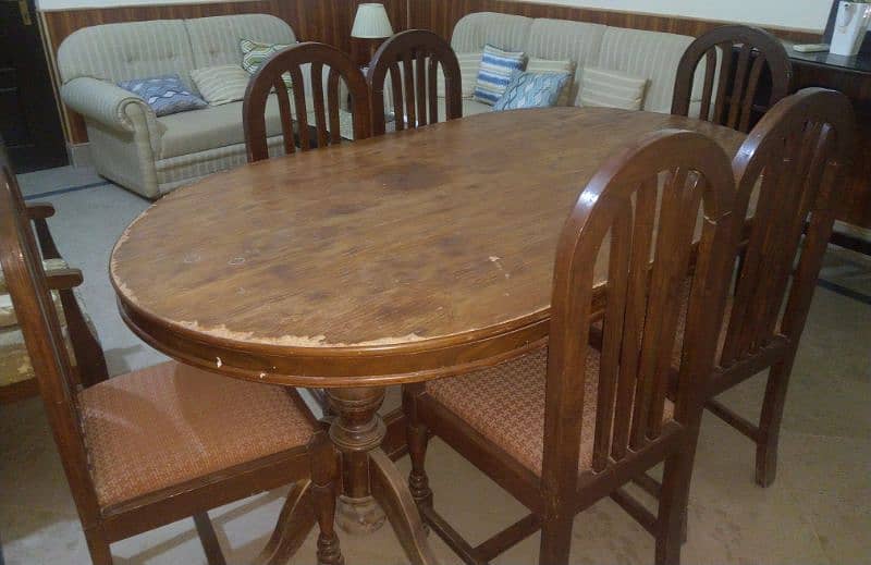 Dining table and chairs 10