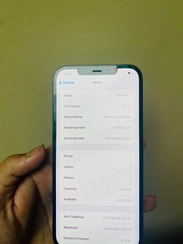 iPhone 12 Pro Max 256gb non pta factory unlock contact03/13/54/08/31/6 2