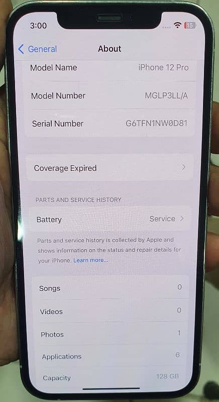 iPhone 12pro  128gb  Non PTA factory unlock (No JV) 2