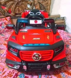 KIDS imported electric big size jeep car neat condition with remote