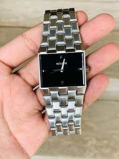 NIXON The Ticket A1262 - Silver/Black Men’s Original Watch