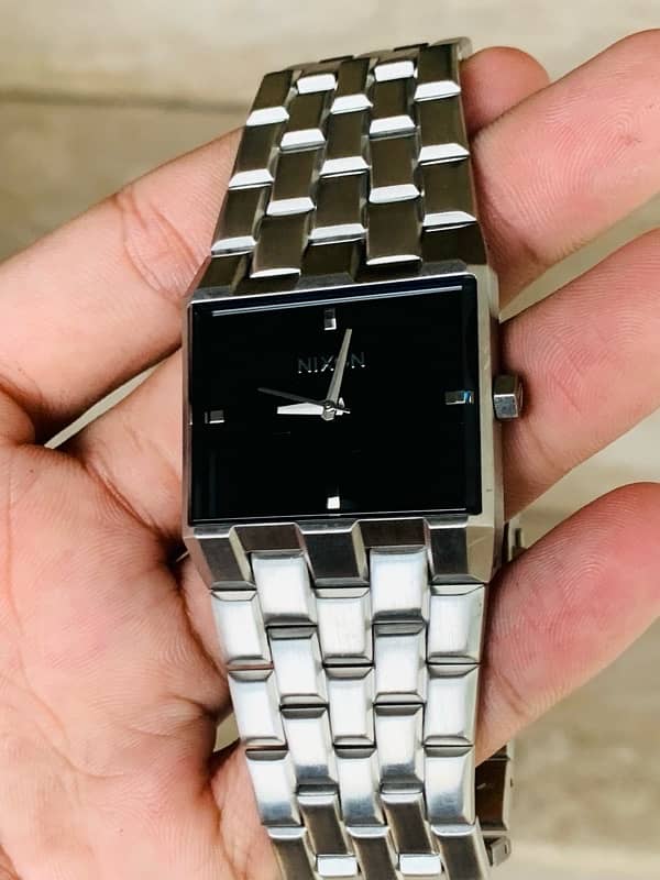 NIXON The Ticket A1262 - Silver/Black Men’s Original Watch 3