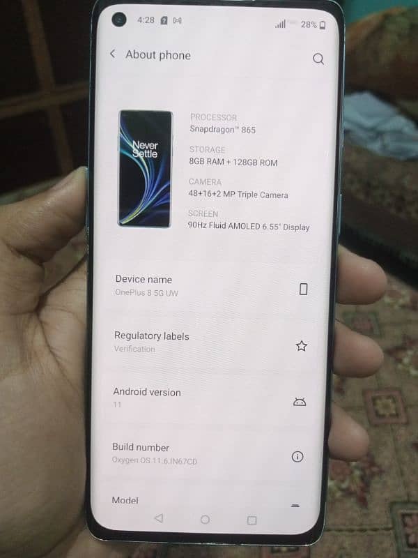 Oneplus 8 Single Sim PTA 2