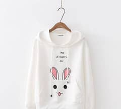 womens winter rabbit hoddie