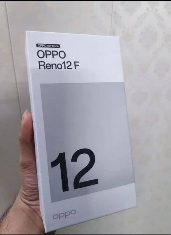 oppo reno 12f 8gb 256gb just box open new 3