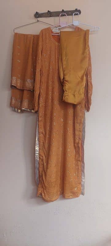 mukesh work chiffon dress 1