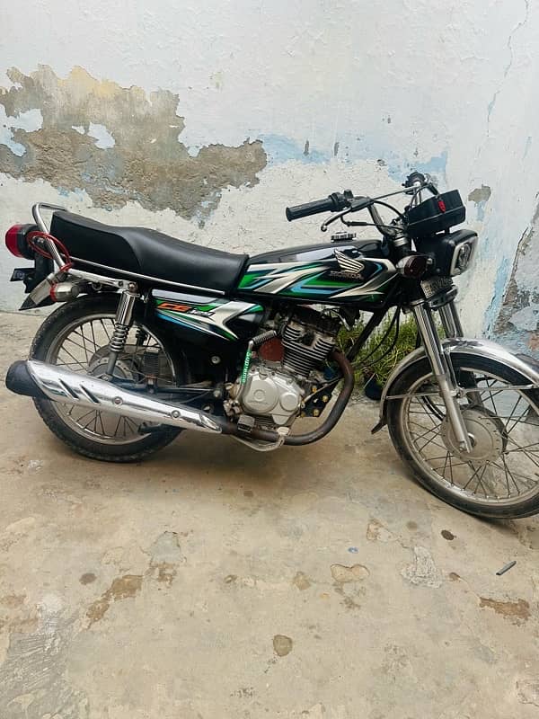 Honda cg 125 2023 model condition all ok 2