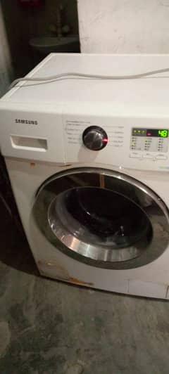 Samsung full automatic front load washing machine good condition