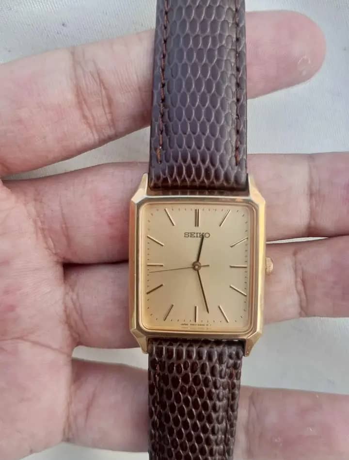 Vintage seiko tank gold plated 0