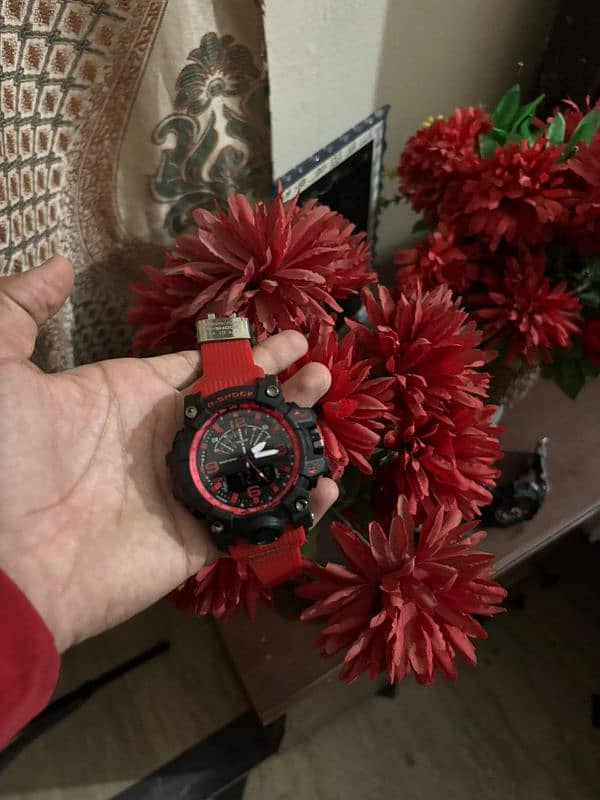 G-Shock watch for sale very reasonable price  red  black Blue color 3