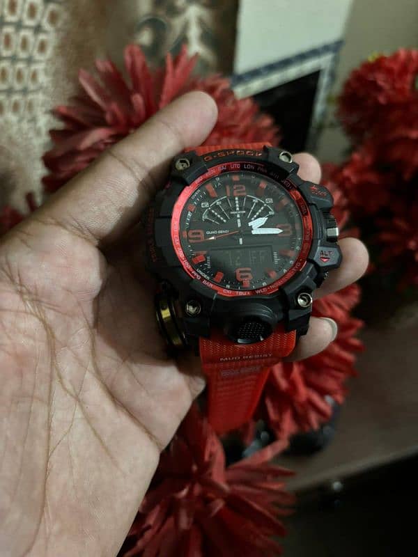 G-Shock watch for sale very reasonable price  red  black Blue color 6