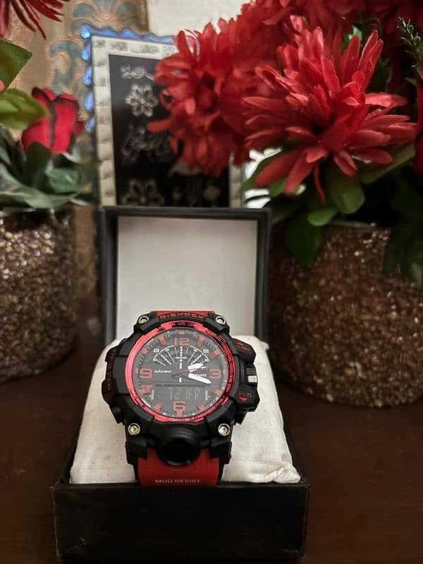 G-Shock watch for sale very reasonable price  red  black Blue color 7