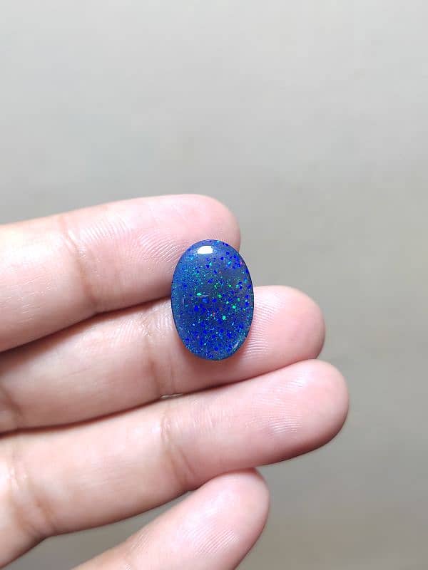 Natural Blue Opal Stone 5.20 Carat 0