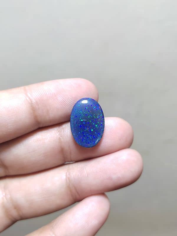 Natural Blue Opal Stone 5.20 Carat 1