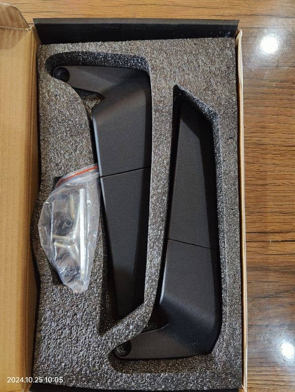 AERODYNAMIC DESIGN KAWASAKI H2R MIRRORS METALLIC BLACK 2