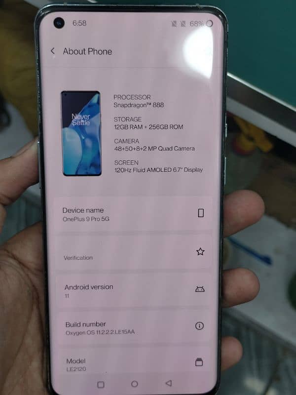 OnePlus 9 Pro Dual Sim PTA approved 10/10 condition 12/256 1