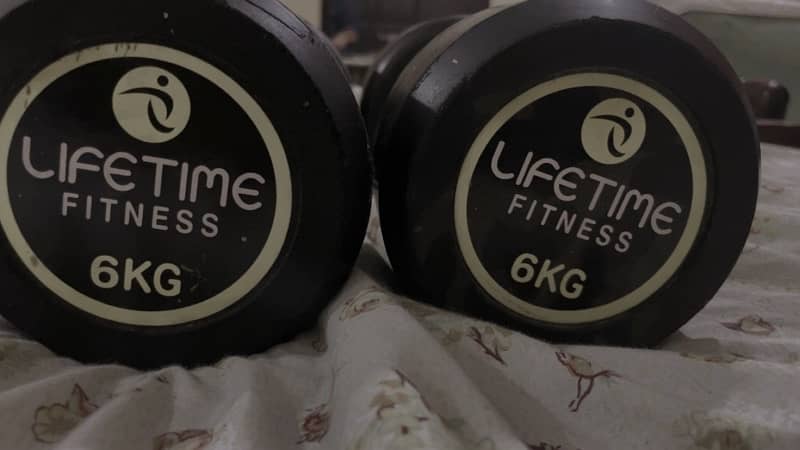 Dumbells 6kg pair 0