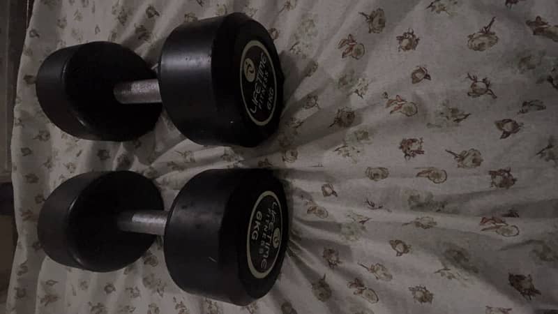 Dumbells 6kg pair 2