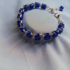 Marble and crystal beaded bracelets Both Rs:500 only Each:300 only