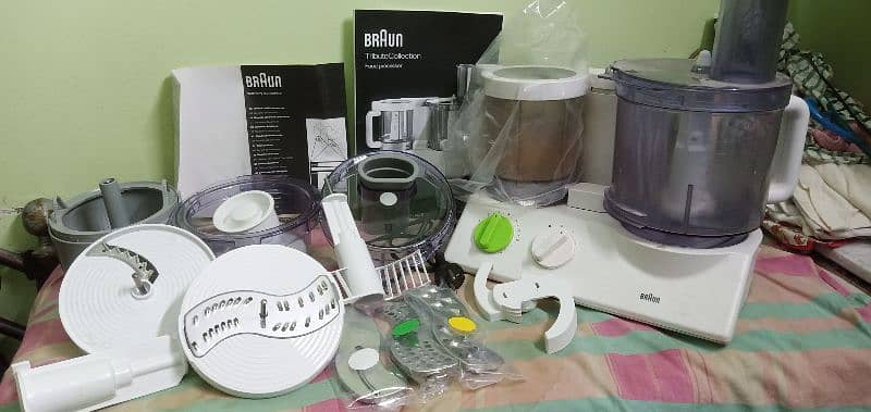 Braun company's original food factory with all accessories and box 3