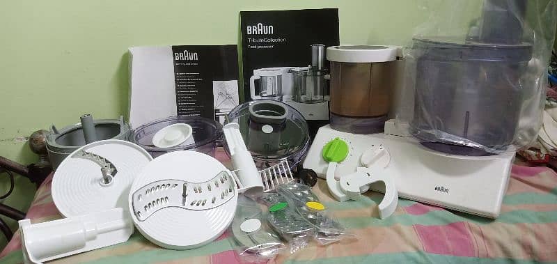 Braun company's original food factory with all accessories and box 4